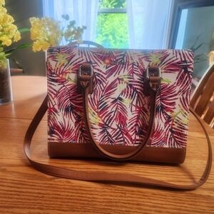 Nine West Colorful Vacation Tropical Crossbody Like New Handbag